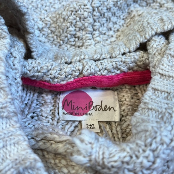 Mini Boden Pompom Sweater - Picture 5 of 6
